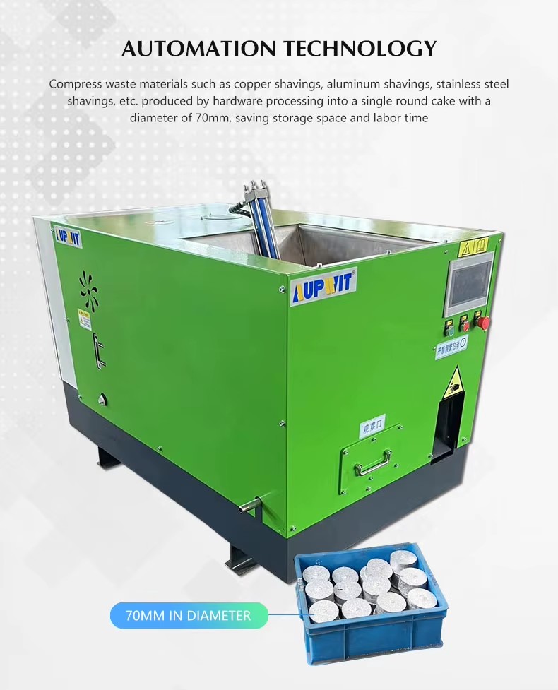 Mini Aluminum Shavings Pressing Briquette Machine