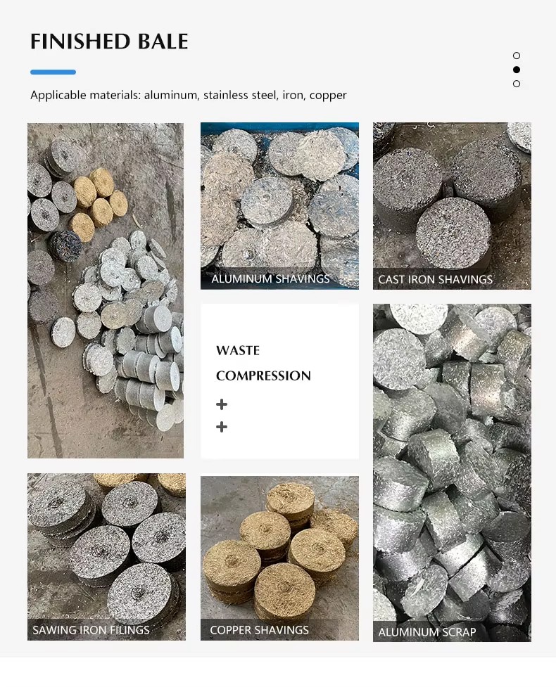 Mini Aluminum Shavings Pressing Briquette Machine