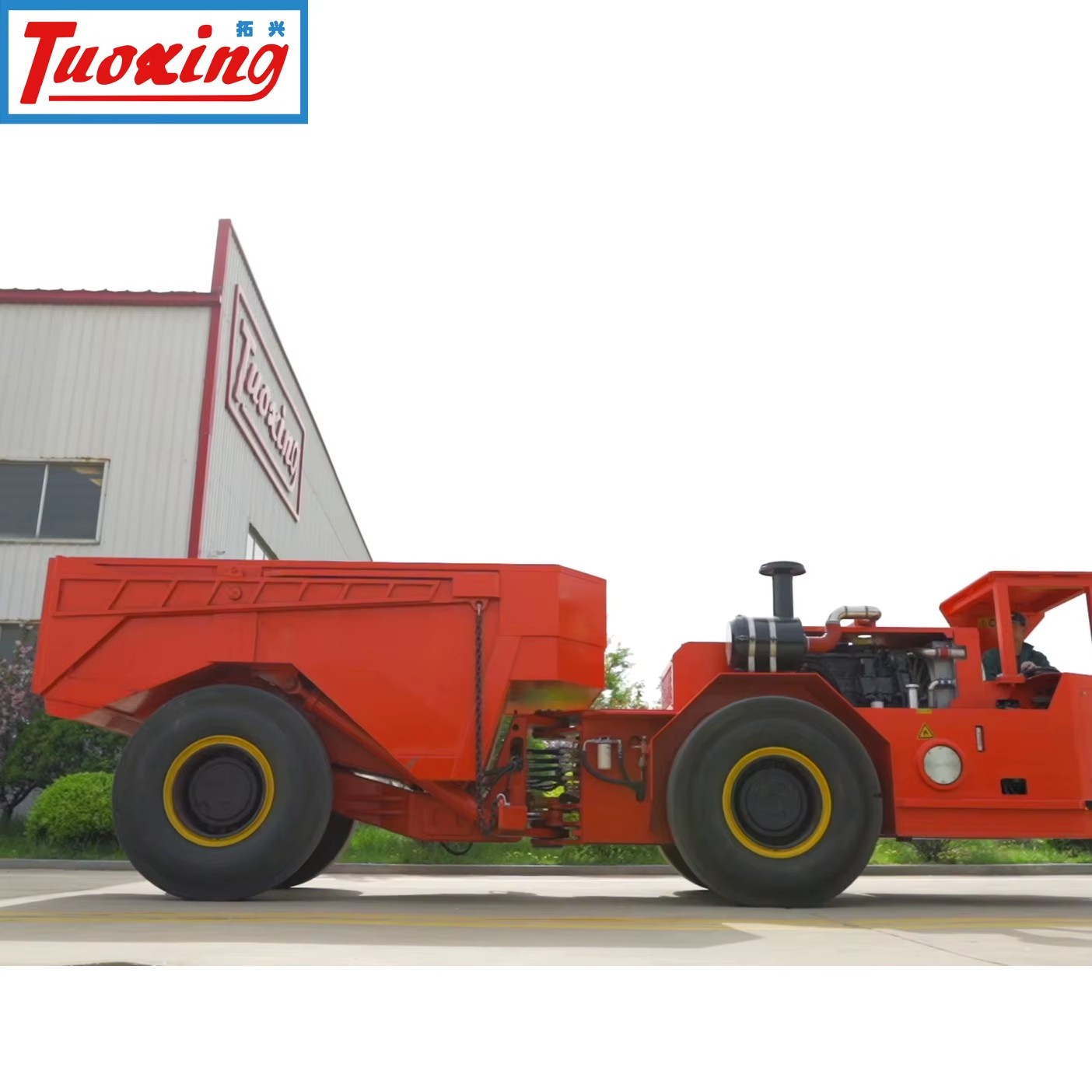 Tuoxing TU-8 Short Turning Radius Deutz Cummins Engine Underground Mining Truck Oro Mine