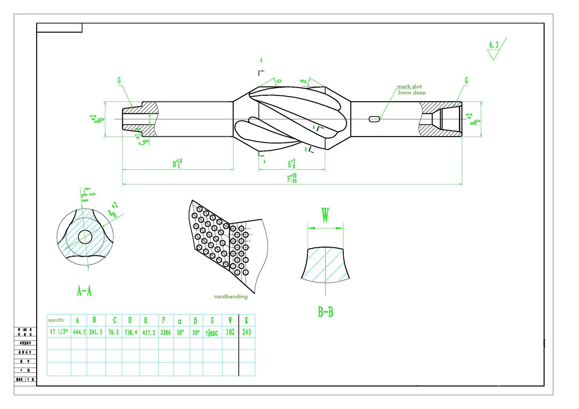 Oilfield Non Rotating Stabilizer for Drill String