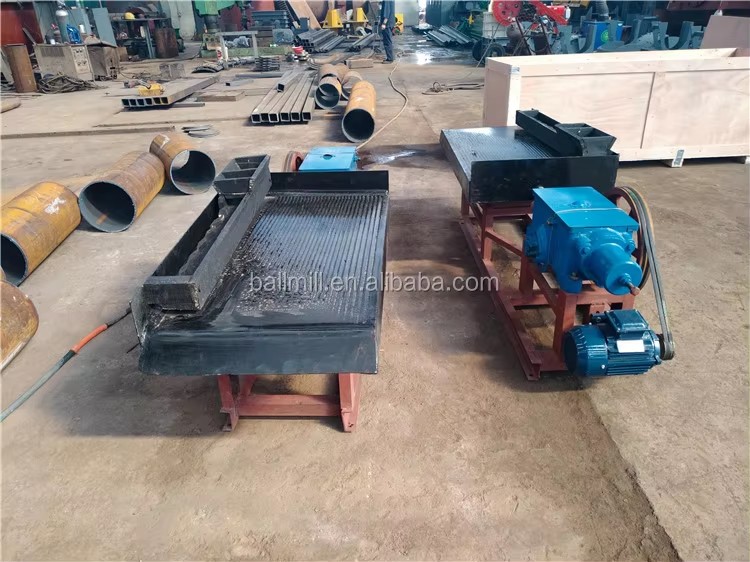 Gold Panning Gravimetric Equipment Small Shaking Table with Engine Pump Motor & Bearing for Gold Mining High Recovery Rate