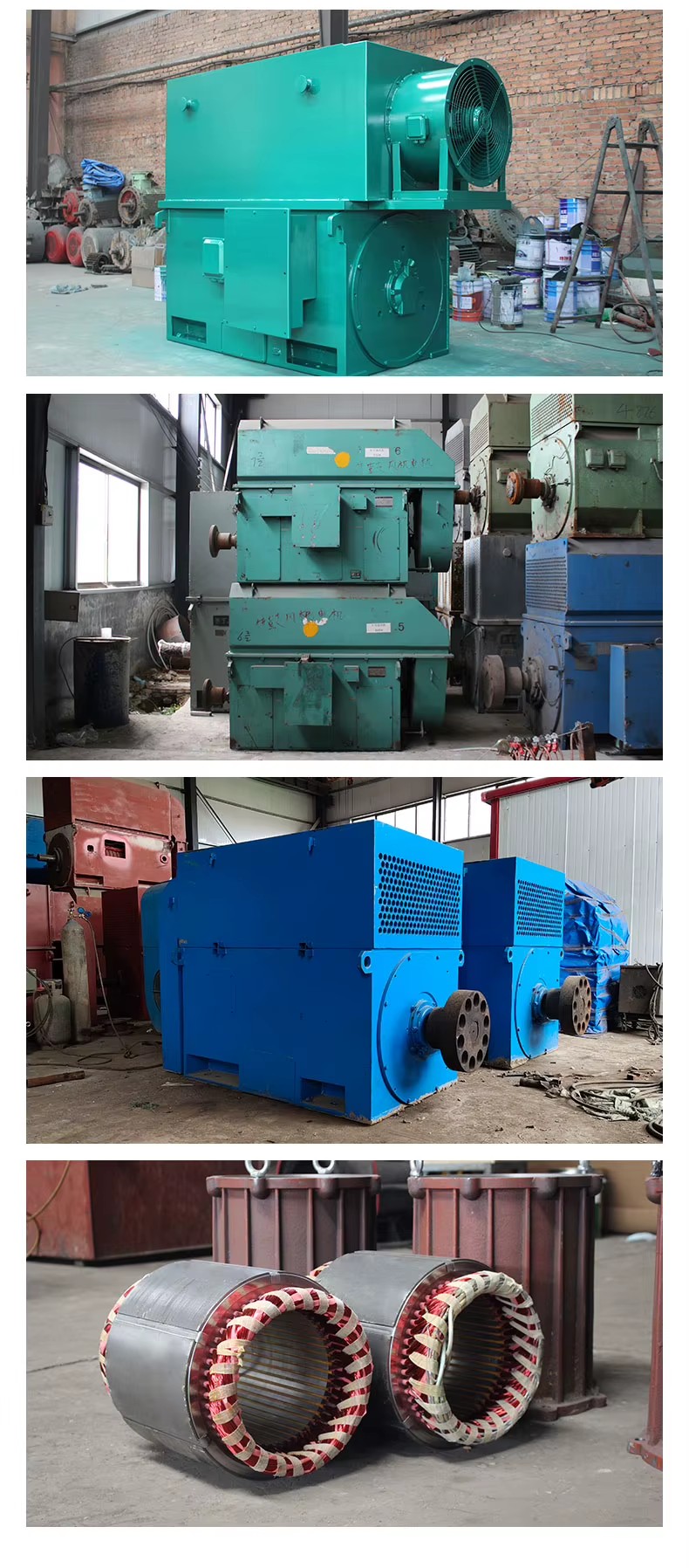 4000KW 115/120V Asynchronous 3-Phase Induction Electric Motor 1-Year Warranty Totally Enclosed IE2 150mm 3-Phase Three AC Motors