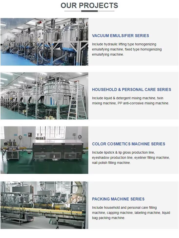 Vacuum Homogenizing Mix Machine for Petroleum Jelly and Shea Butter Paste Heat Processing Equipment