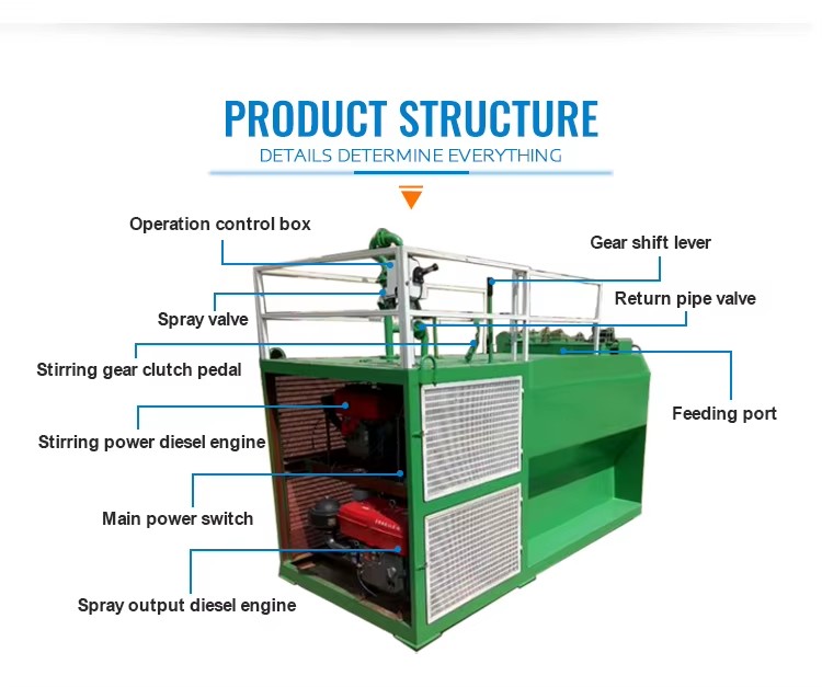 Durable Hydroseeder for Government Tender Long Lifespan Low Failure Rate for Quarry Slope Stabilization