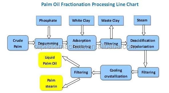 Crude Palm Oil Refinery and Fractionation Processing Machine for Stearin Olein Oil Making