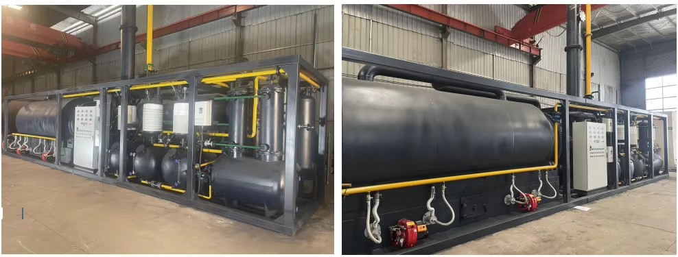Environmental Friendly 1-5 Tons Per Day Waste Oil Sludge Fuel Oil Multifunctional Water Cooling Recycling Machine Pyrolysis