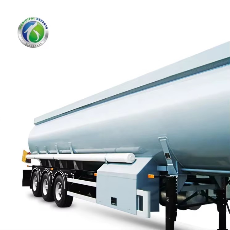 Xianglong 3 Axle 40m3 Steel Fuel Tanker Semi Trailer Q235B Corrosion Resistant Oil Tanker Reservoir Carburant Factory