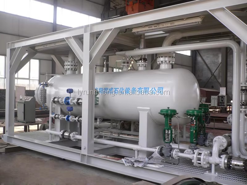 2 or 3 Phase Wellhead Oil Gas Water Separator / Gas and Oil Field Separator