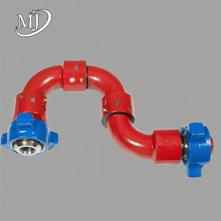 API Standard Forged Alloy Steel Rotary Swivel Elbow, High Pressure Pipeline Fitting for Oilfield Drilling and Fracturing