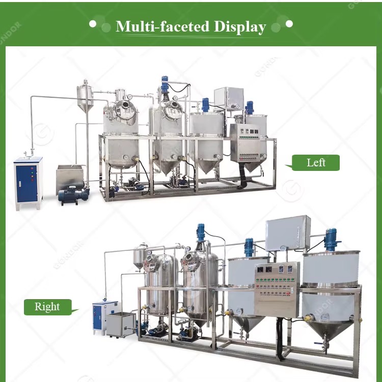 Complete Palm Soybean Large Capacity Base Petroleum Oil Refining Refine Refinery Machine Plant Price