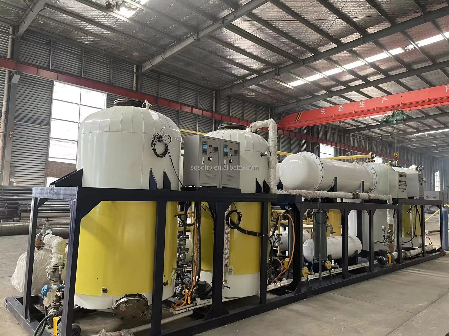 New Technology 5-20Tons Continuous Mini Petroleum Distillation Plant