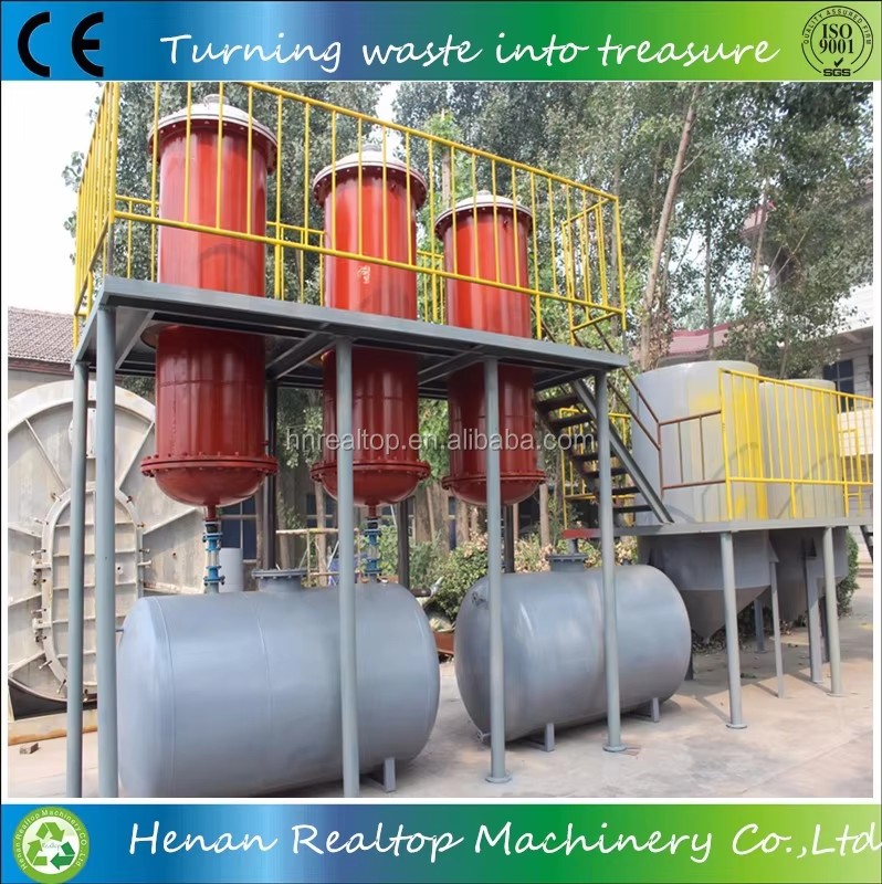Oil Mini Refinery Petroleum Refinery Equipment for Sale Used Motor Oil Distillation Machines with CE ISO