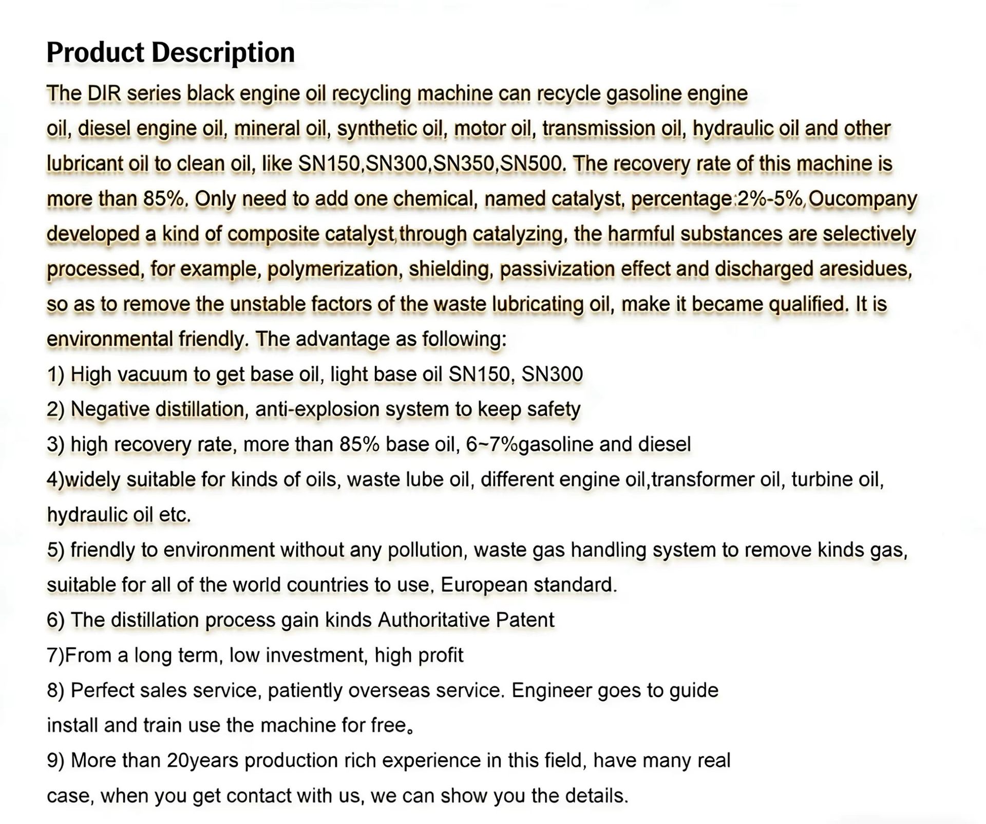 Product detail