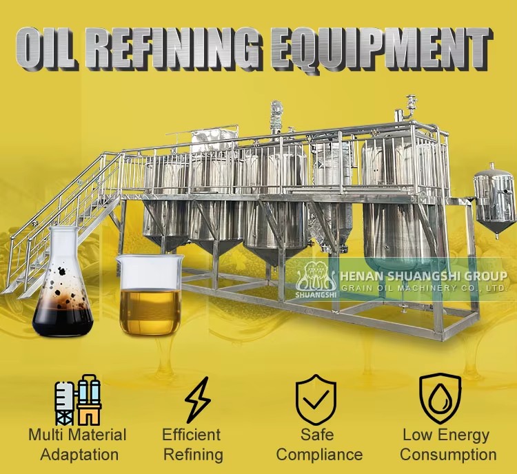 Small Scale Cooking Oil Refinery Machine Equipment Oil Refinery Plant Cost Soybean Oil Refinery