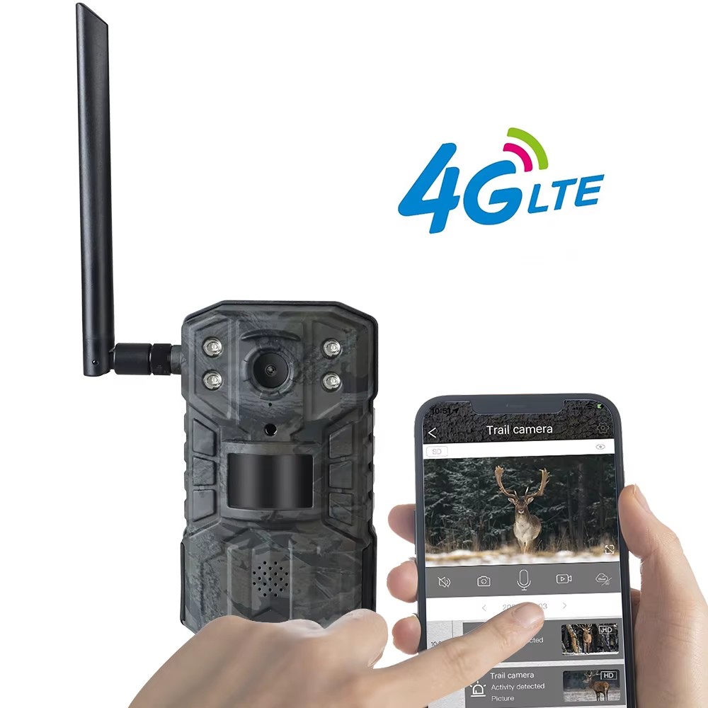 Ucon H2 H6 Cellular 4g Lte Deer Hunting Camera Long Battery Life Game Camera Trail Camera Wildlife No Glow Solar Panel