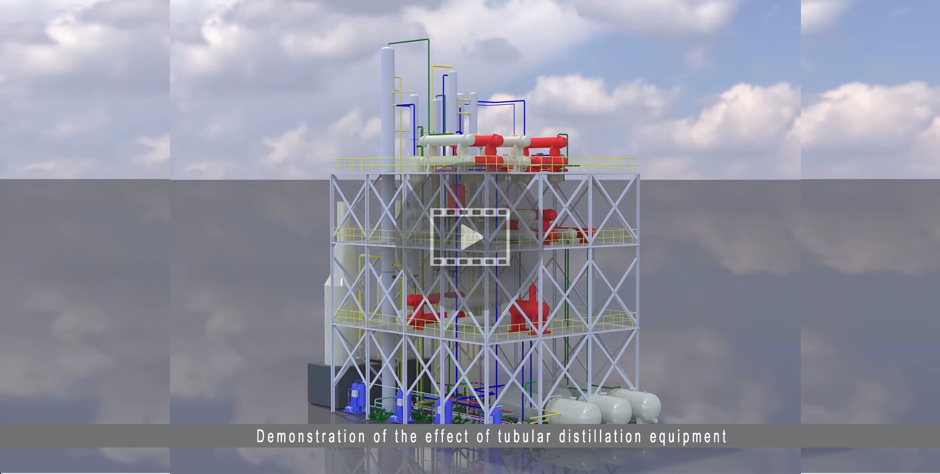 Crude Oil Refinery Standard Diesel and Gasoline or Crude Oil Fractionating Tower Distillation Equipment
