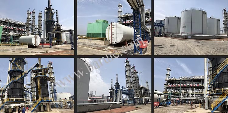 Crude Oil to Gasoline Fractional Distillation Column Tower Process Equipment