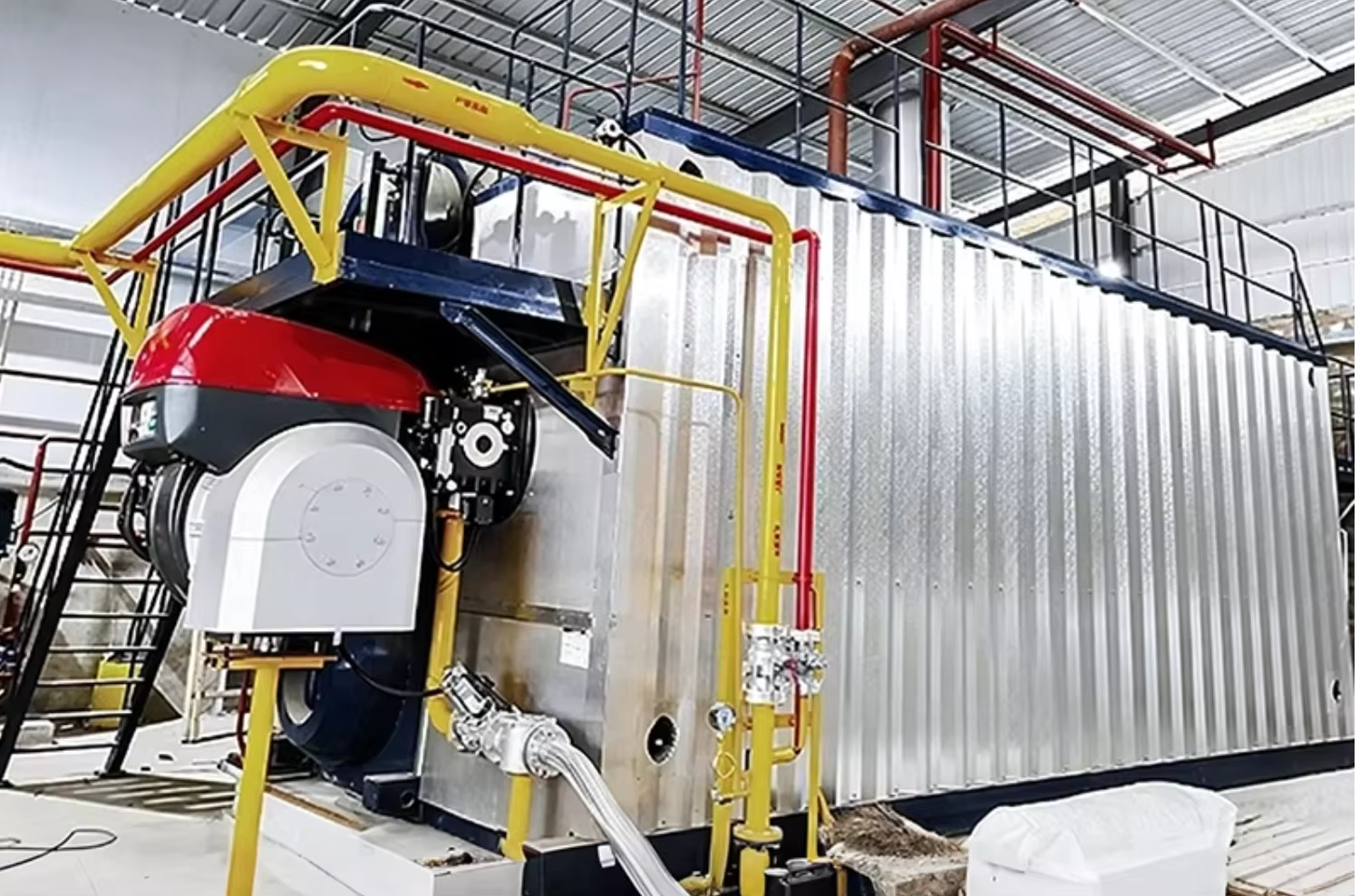 Long Service Life Automatic High Efficiency 20 Ton SZS Gas Fired Double Drum Water Tube Industrial Steam Boiler for Heating
