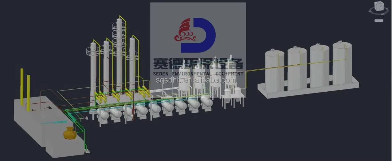 Batch System With Cheap Price Small Size Used Engine Oil Recycling Machine