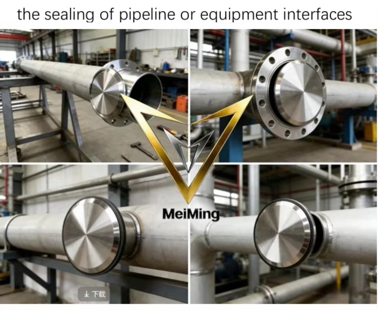 SUS304 Flange Connection End Cap High Quality Flange Blind Plate Durable Fittings for Pipeline or Equipment Interfaces