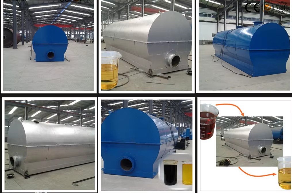 Petroleum Crude Oil Refinery Distillation Plant Used Engine Oil to Diesel