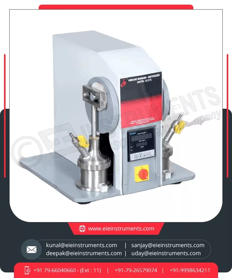 ASTM D566 Electronic Motorized Grease Worker Penetration Tester Double Cup Model Lubricating Grease Testing Equipment Lab Use