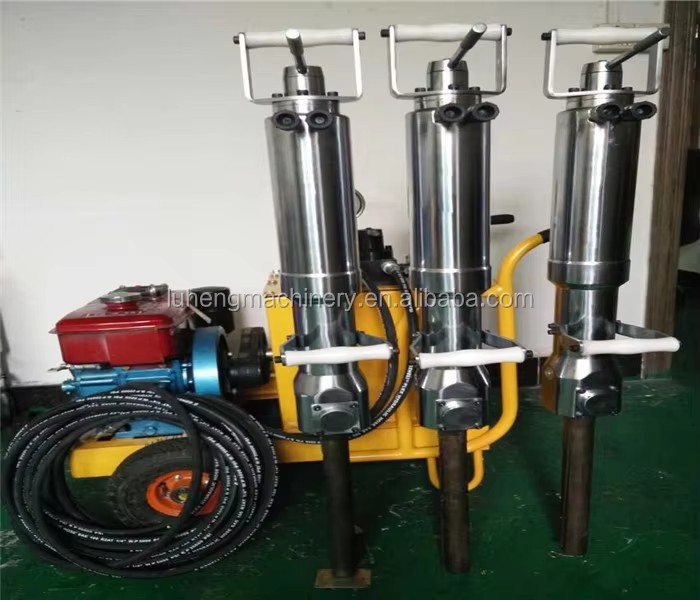 Hydraulic Piston Rock Splitter with AC Motor 590T Force 33kg for Rock Splitting
