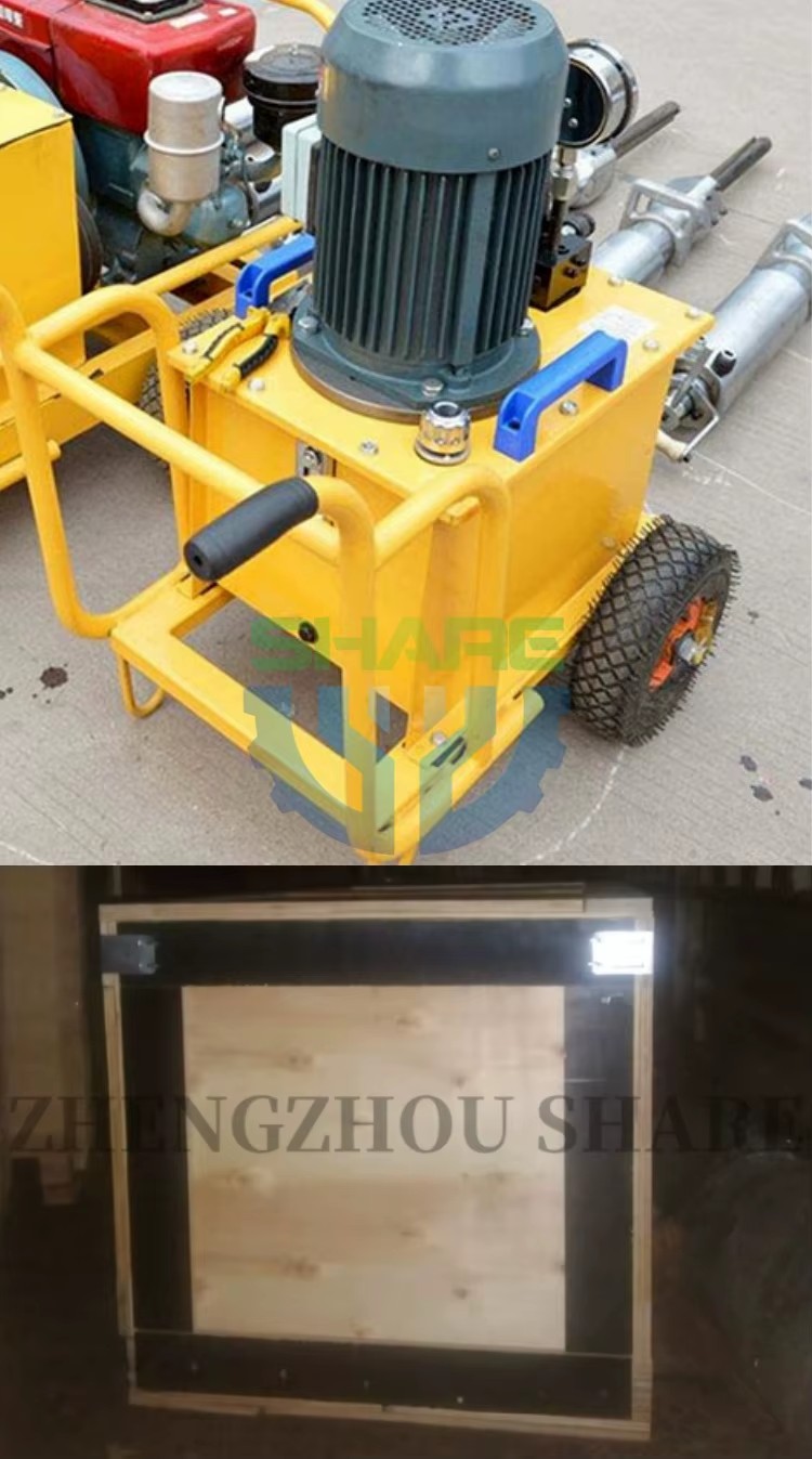 New Stone Breaker and Splitter Rock Splitter Rock Drilling and Splitting Machine for Excavator Hydraulic Rock Crusher
