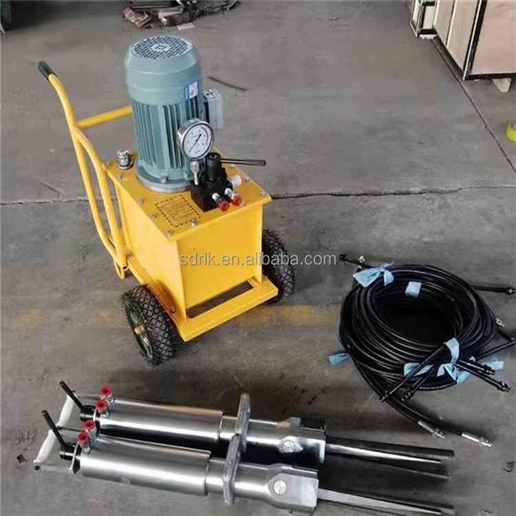 Rock Splitter Machine Stone Splitting Wedge Hydraulic Rock Splitter for Sale