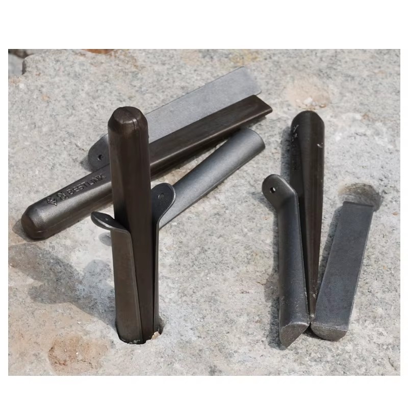 2022 Stone Splitter Plug Wedges and Feather Shims Concrete Rock Hand Tools