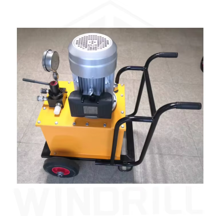 Hydraulic Rock and Concrete Splitting Machine Handheld Hydraulic Concrete Rock Splitter Electric Motor