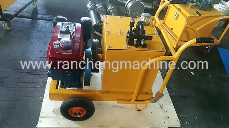 Best Selling Hydraulic Rock Splitter with Engine and AC Motor for Stone Splitting