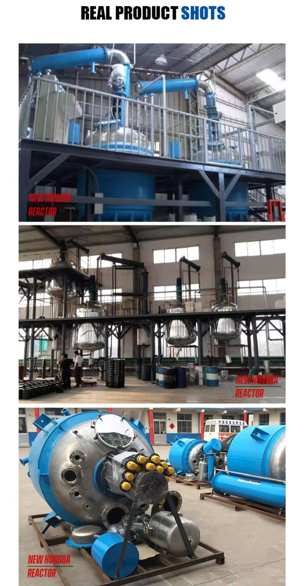 High Quality Automatic Reaction Kettle with Tank Reactor 200L Capacity 220V for Laboratory Use