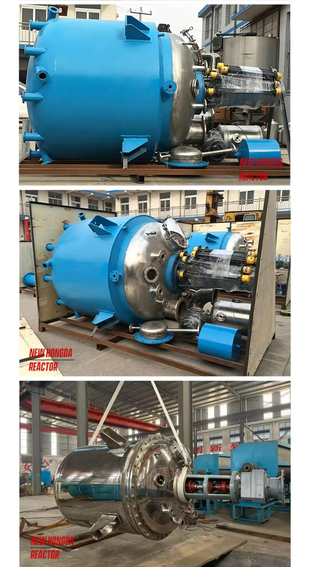 Chemical Reactors 20000 Abs Resin Production Plant Chemical Reactors 15000 l Labsa Plant