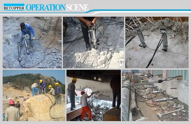 High Quality Similar to Darda Quarry Hydraulic Stone and Rock Splitter