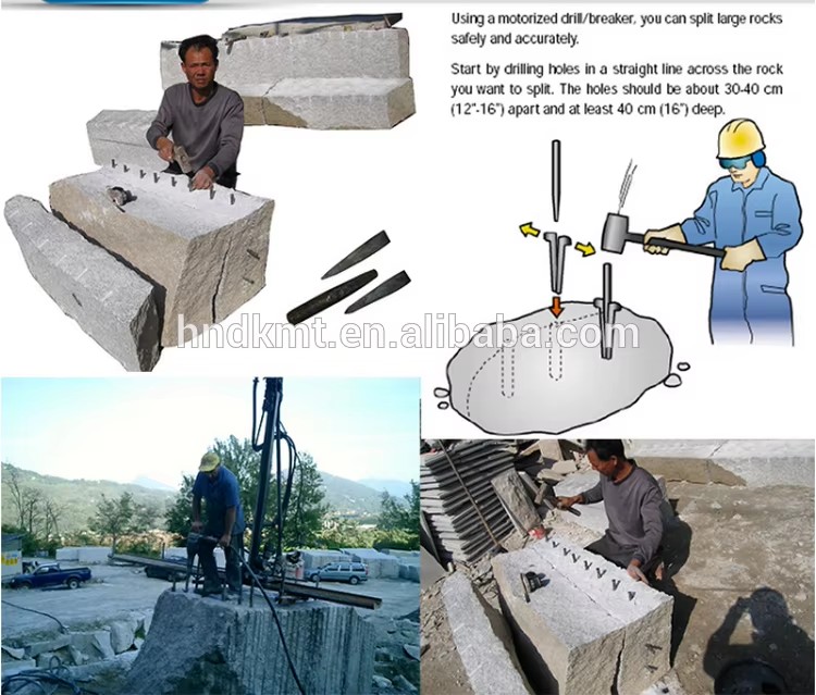 Quarry Rock Splitting Tools/ Stone Splitters/ Manual Stone Splitter