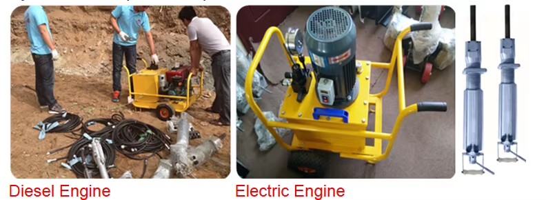 Factory Supply Low Price Hydraulic Wedge Rock Splitter for Sale