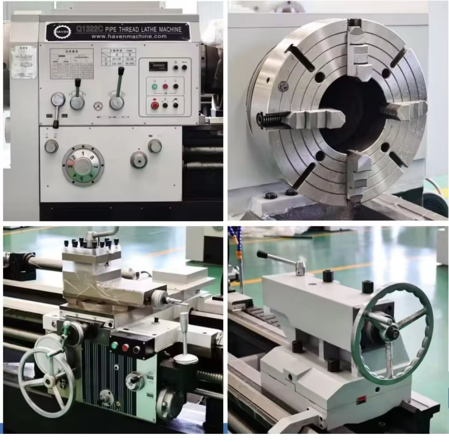 Maquina Para Roscar Tuberias Modelo Q13 con Gran Capacidad de Carga Para Taller Petrolero