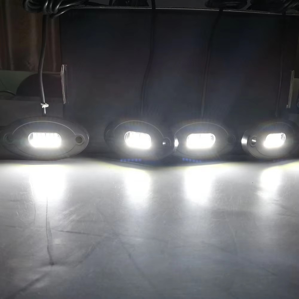 Waterproof Led Rock Light Splitter Pure White RGB RGBW Car Rock Light Connector 1-2 1-4 1-6 1-8 Off-road LED Pod Splitter
