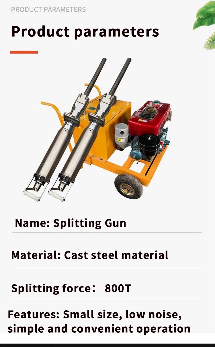 Stone Quarry Rock Splitting Hydraulic Rock Expander New Type Darda Hydraulic Rock Splitter