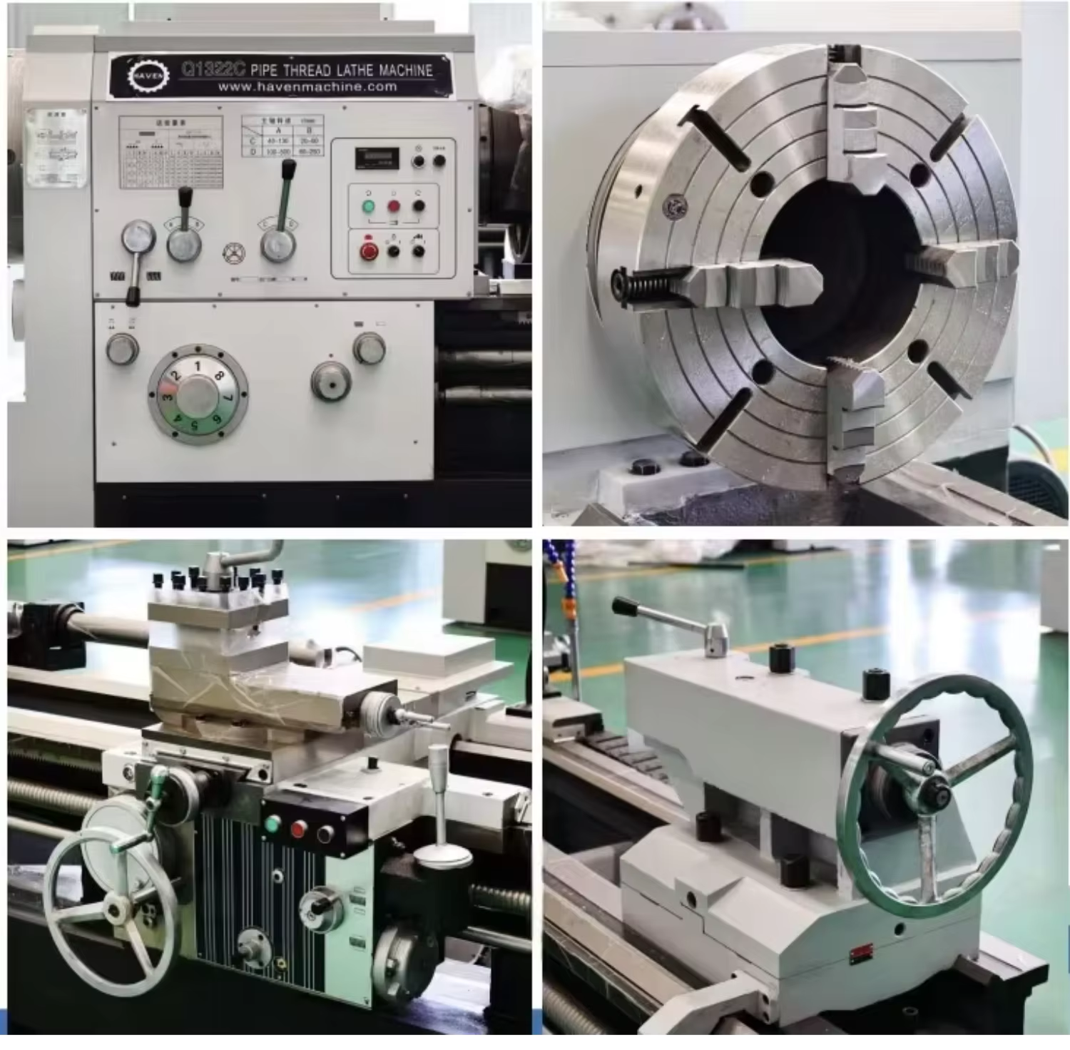 Q13 Pipe Threading Lathe for Oil Drill Pipe Machining