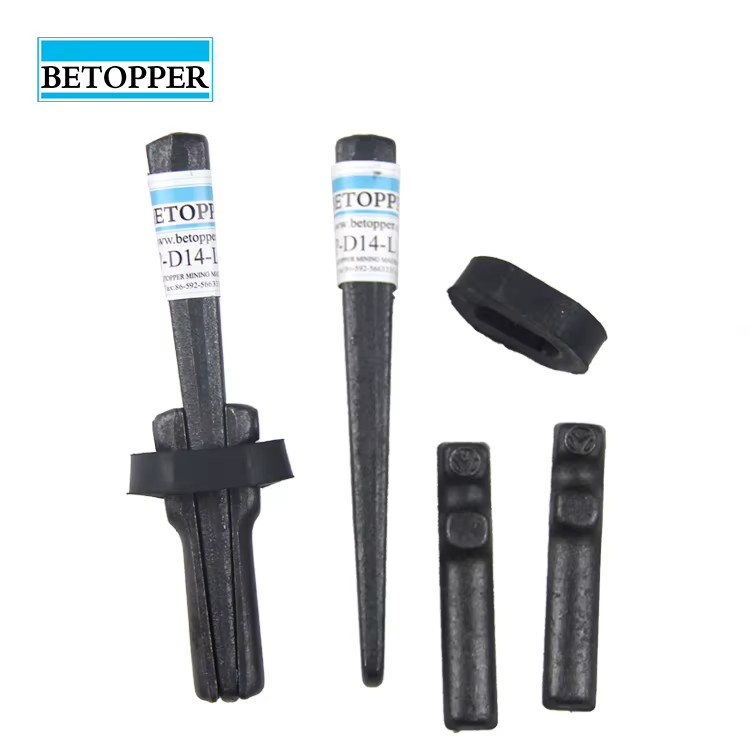 Brand High Quality Feather Shims Concrete Rock Stone Hand Splitter Tools Wedge for Mine, Hard Rock