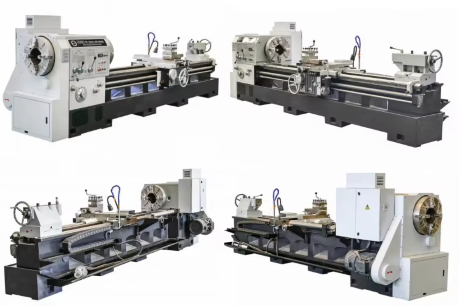 Q13 Heavy Duty Manual Pipe Threading Lathe with Oversized Spindle Bore