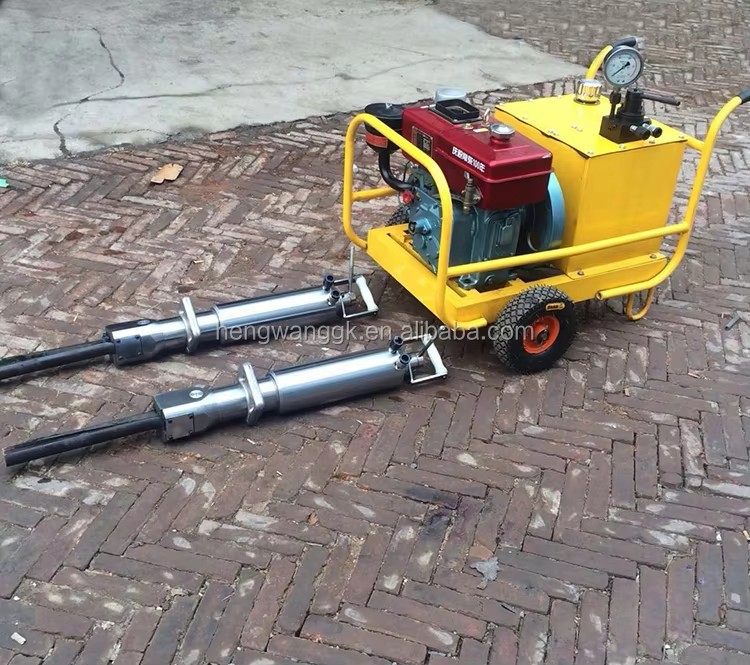 Darda Hydraulic Rock Splitter Cylinder C12(N) With diesel Engine