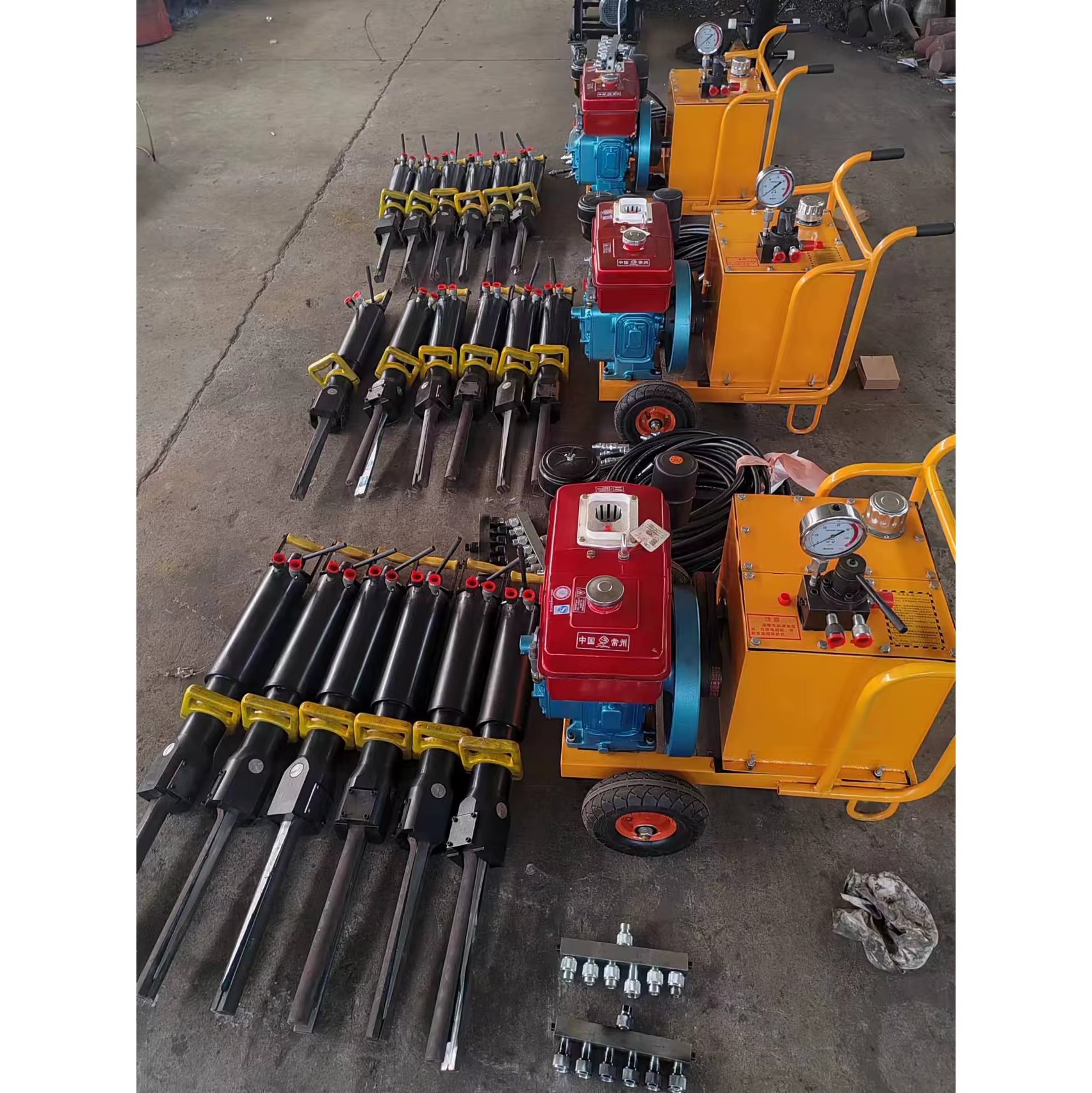 High-pressure Hydraulic Rock Drill and Splitter for Mining Operation-Suitable for Basalt Limestone&Concrete Breaking