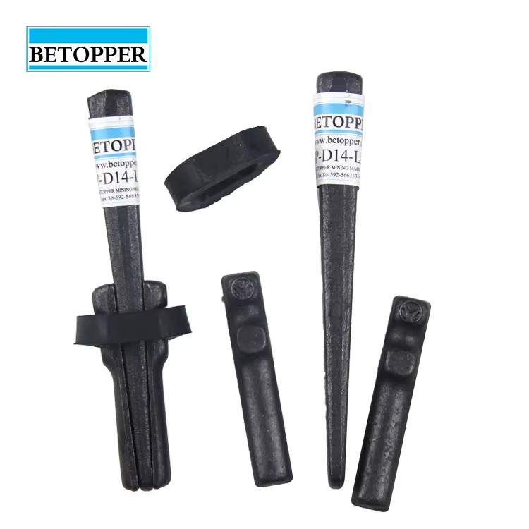 22mm Dia. Carbide Hand Stone Splitter 190mm Length New Condition Drilling Tool for Ore Mining and Mining Machine Parts for
