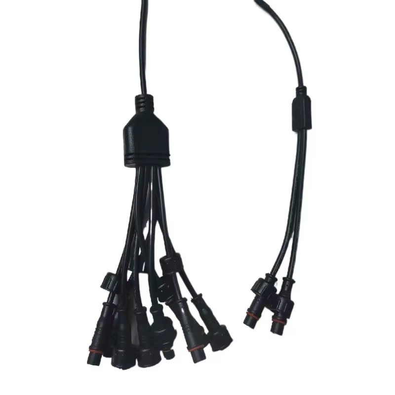 Waterproof Led Rock Light Splitter Pure White Rgbw Car Rock Light Connector Extension Wire Led Rock Light Splitter