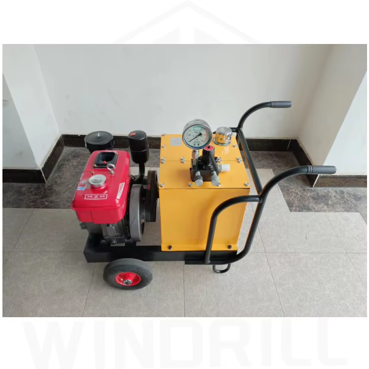 Hydraulic Splitter Diesel Controlled Splitting Machine Durability diesel Demolition Equipment