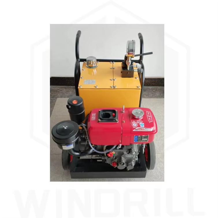 Hydraulic Splitter Diesel Controlled Splitting Machine Durability diesel Demolition Equipment