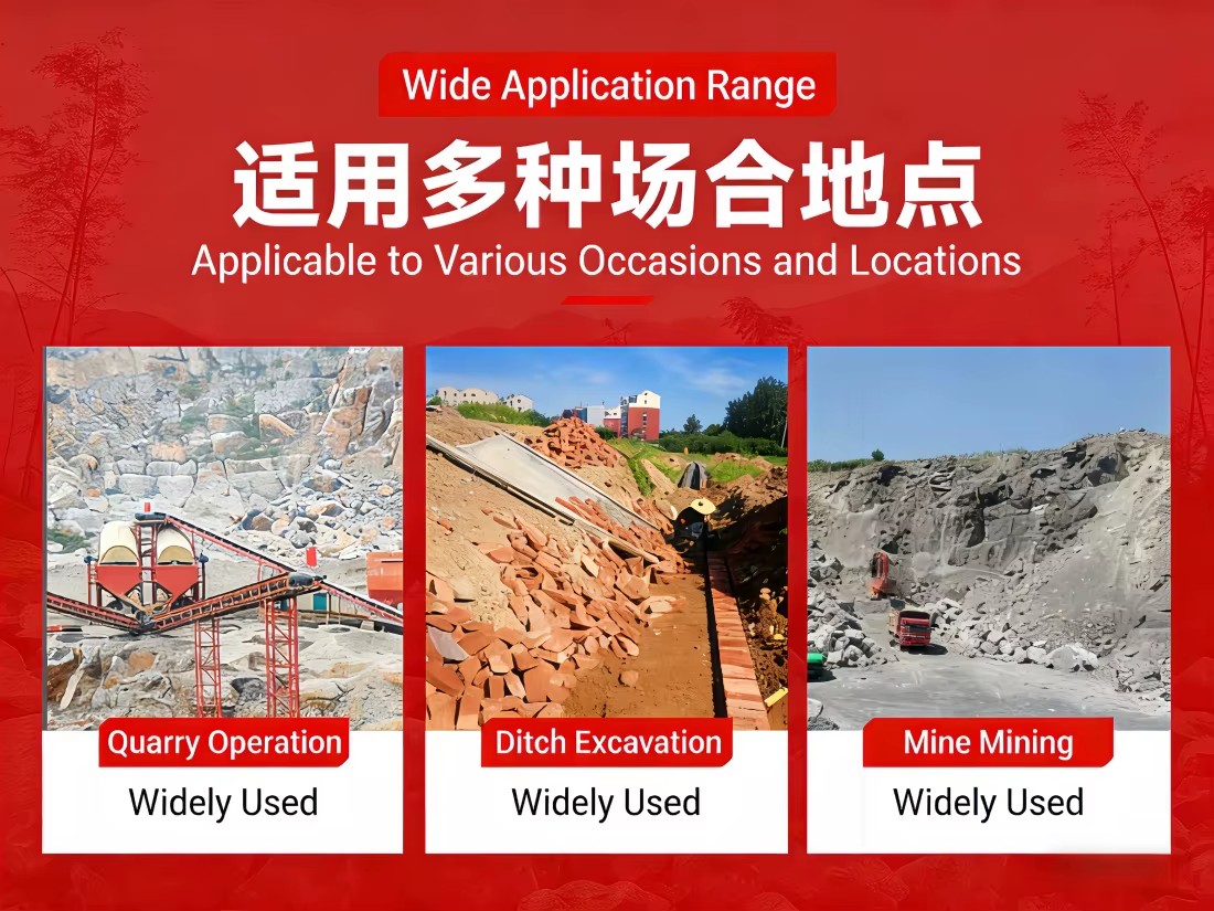 Mine/Quarry Hydraulic Driven Powerful Rock Breaking Drilling Splitting Machine Pump 8000 Tons Splitting Force for Rock Quarry